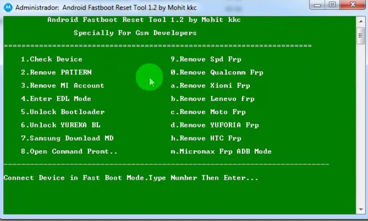 Download Android Fastboot Reset Tool