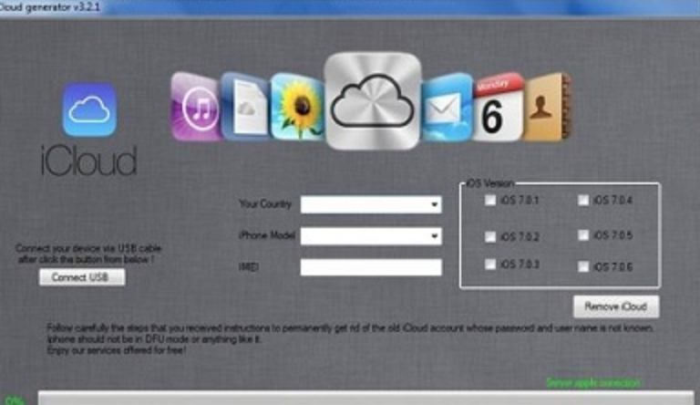 iCloud Remover Tool