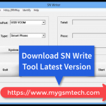 MTK SN Write Tool