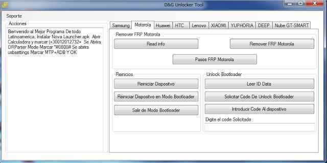 D&G (DG) Unlocker Tools All FRP Lock Bypass