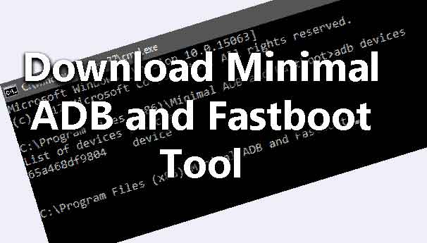 minimal adb fastboot drivers